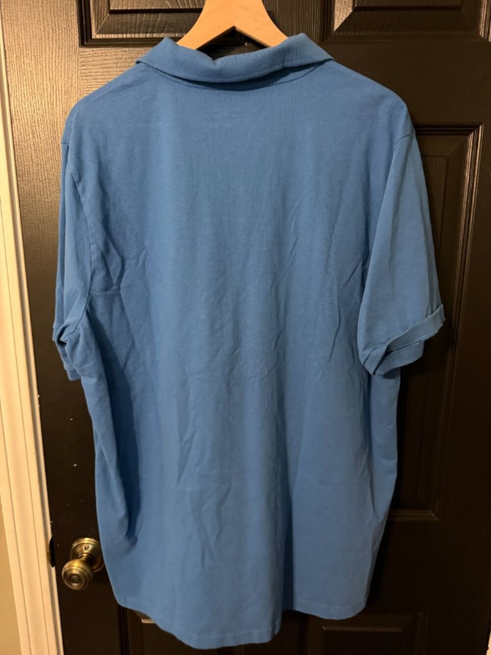 Gently Worn Men's Vineyard Vines Short Sleeve Polo Medium Blue XL - Picture 4 of 4